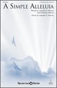 A Simple Alleluia SATB choral sheet music cover